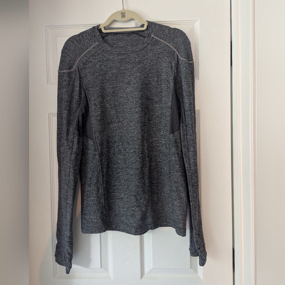 Gray Women's Long Sleeve Top